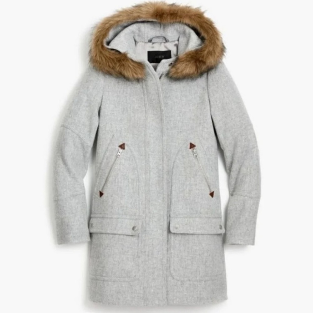J Crew Chateau Parka Jacket NWT 2P